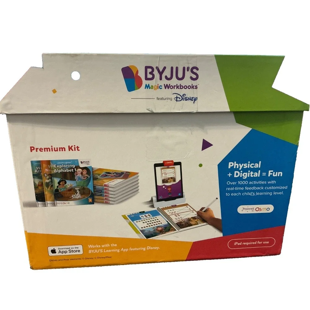 BYJU'S Magic Workbooks PreK Age 2-5 Premium KIT Disney Pixar Characters